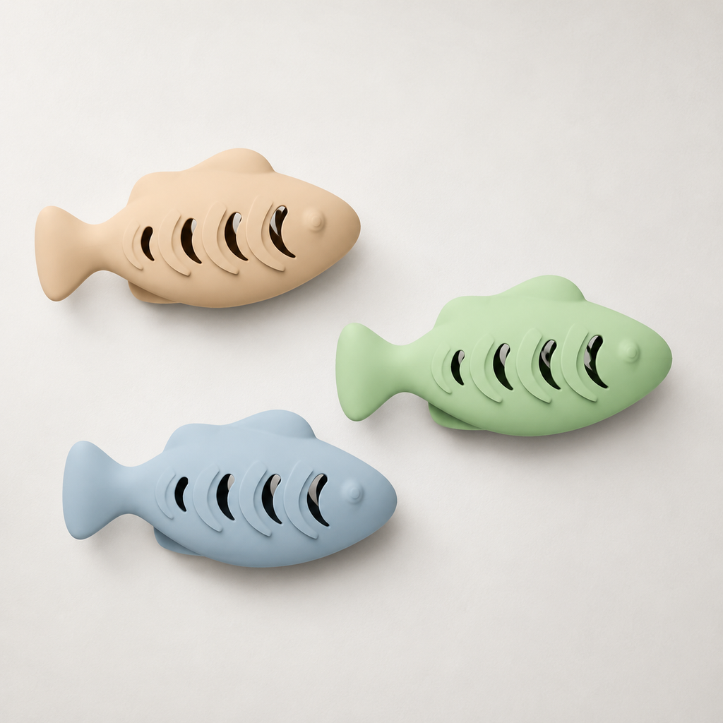 Jouet pour chat poisson à friandises