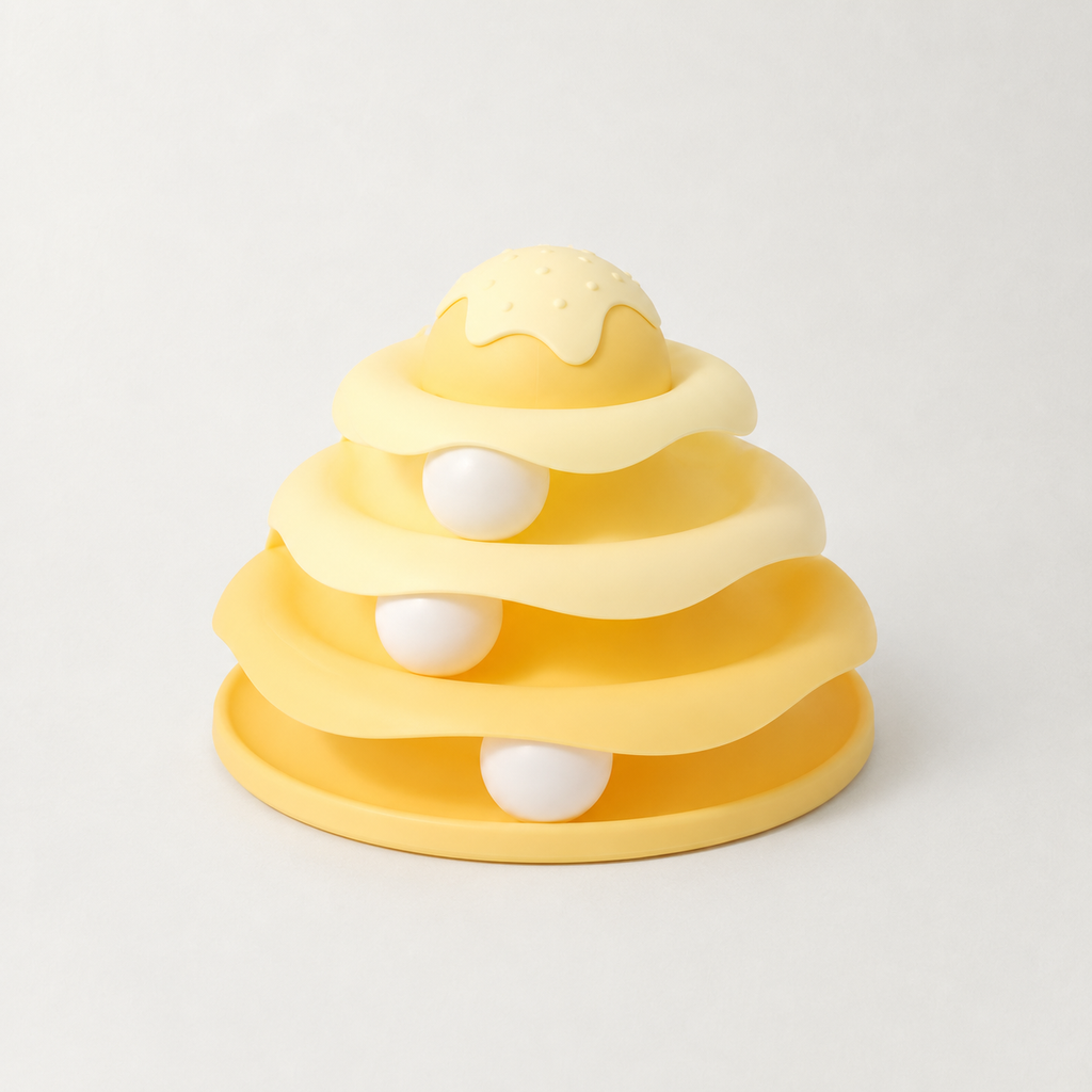 Tour de jeu pour chat avec balle