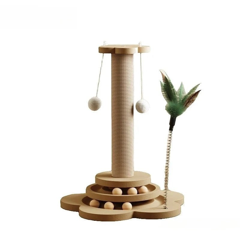 Griffoir pour chat en bois