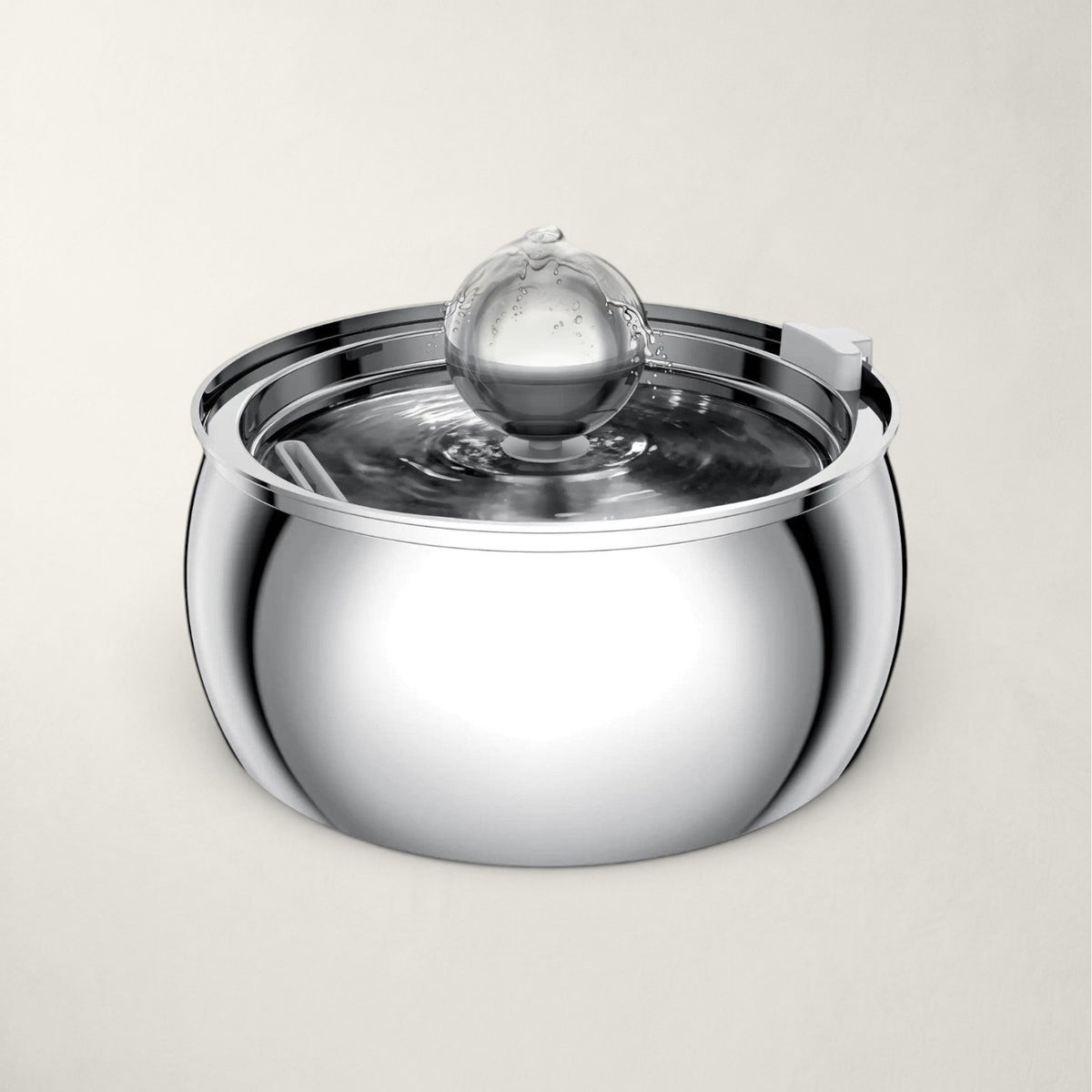 Fontaine à eau chat inox design 4L