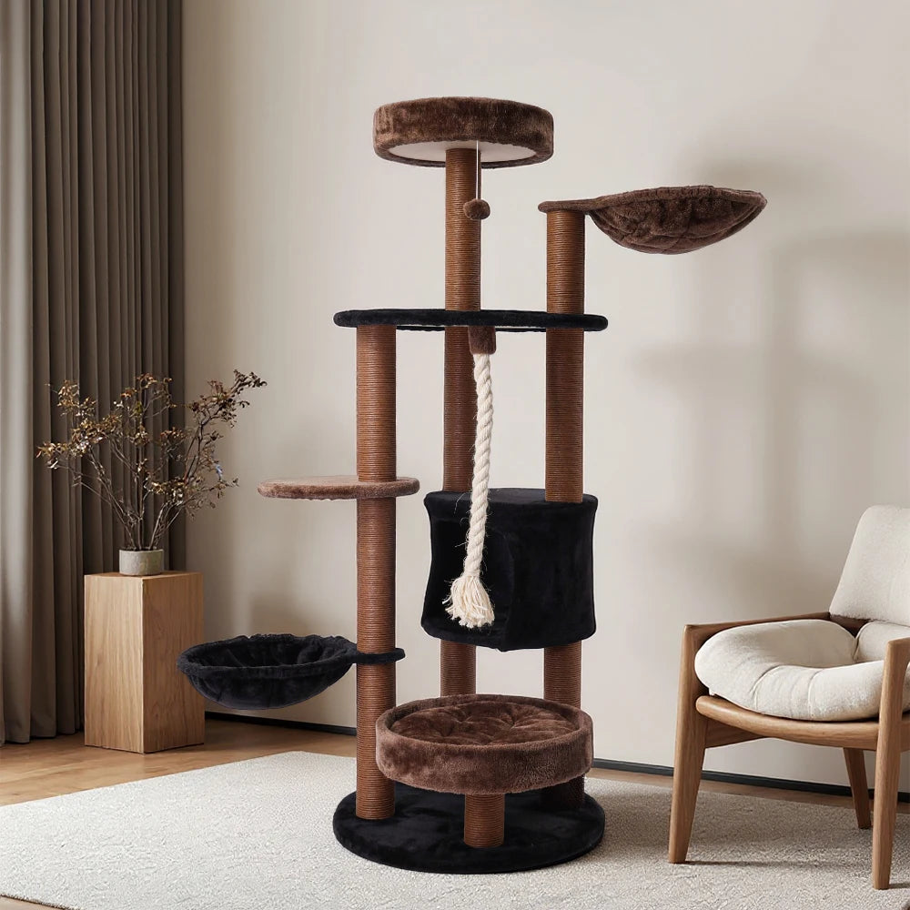 Grand arbre à chat rond