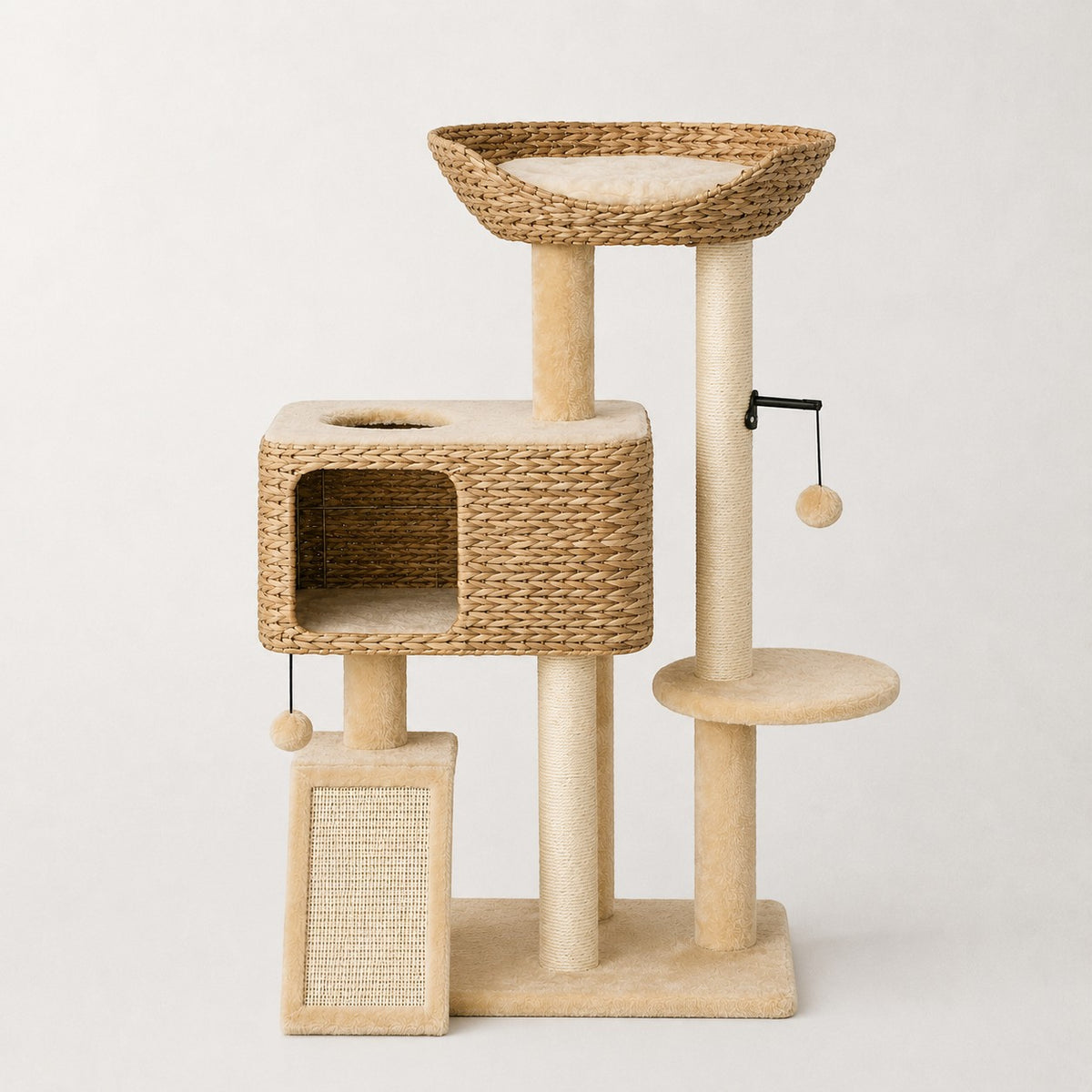 Arbre à chat bois esprit scandinave - Bofélin
