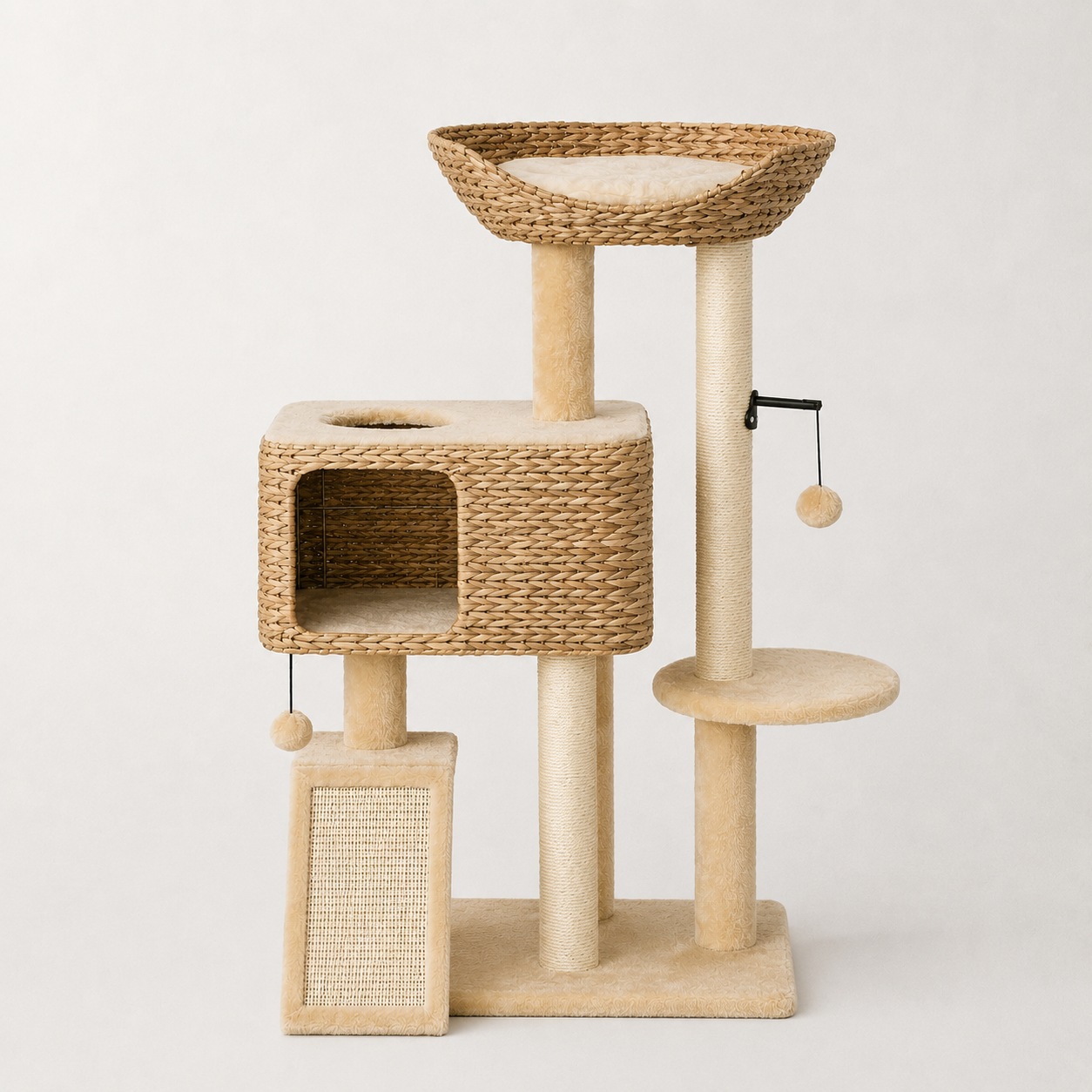 Arbre à chat bois esprit scandinave - Bofélin Image