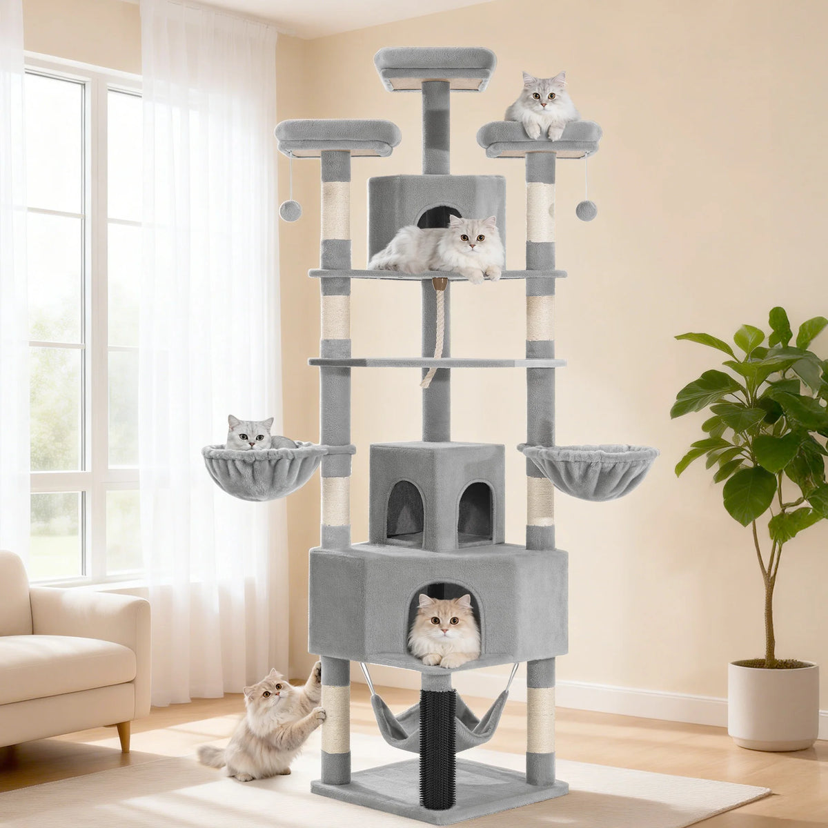 Arbre à chat d'angle xxl