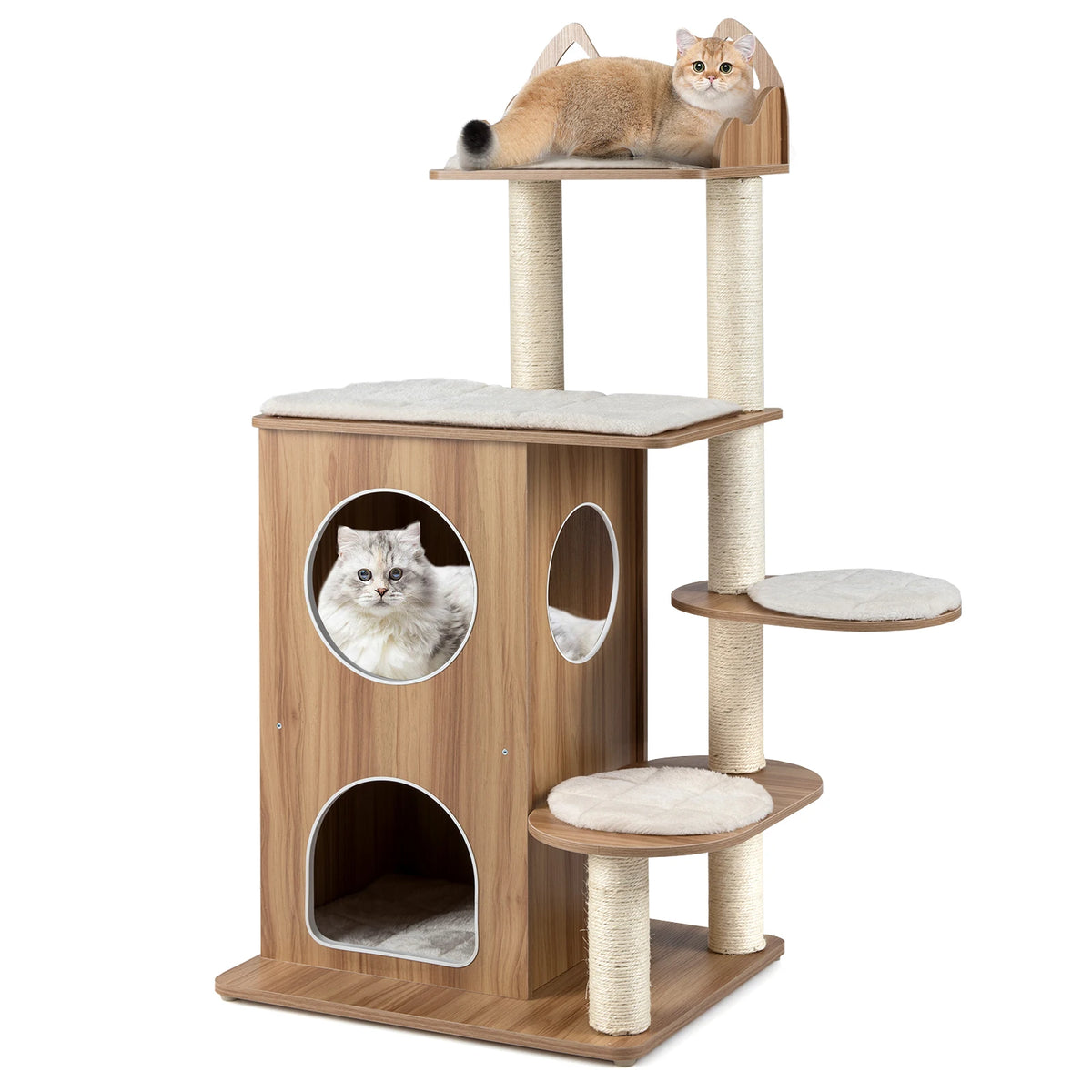 Arbre à chat design bois