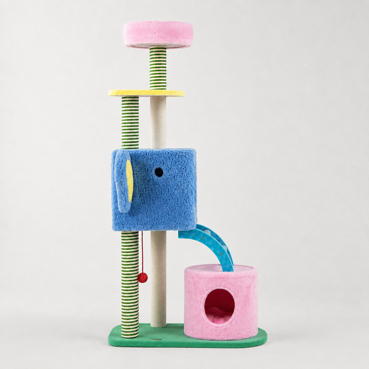 Arbre à chat design coloré - Bofélin
