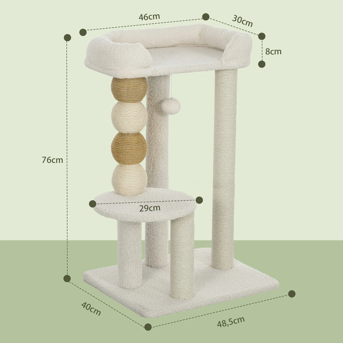 Arbre à chat design compact - Bofélin - 9