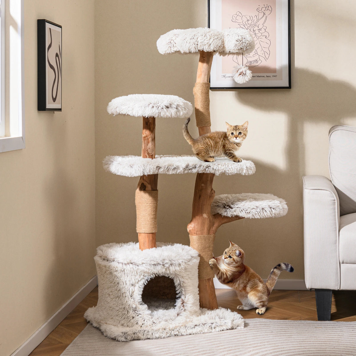 Arbre à chat design douceur