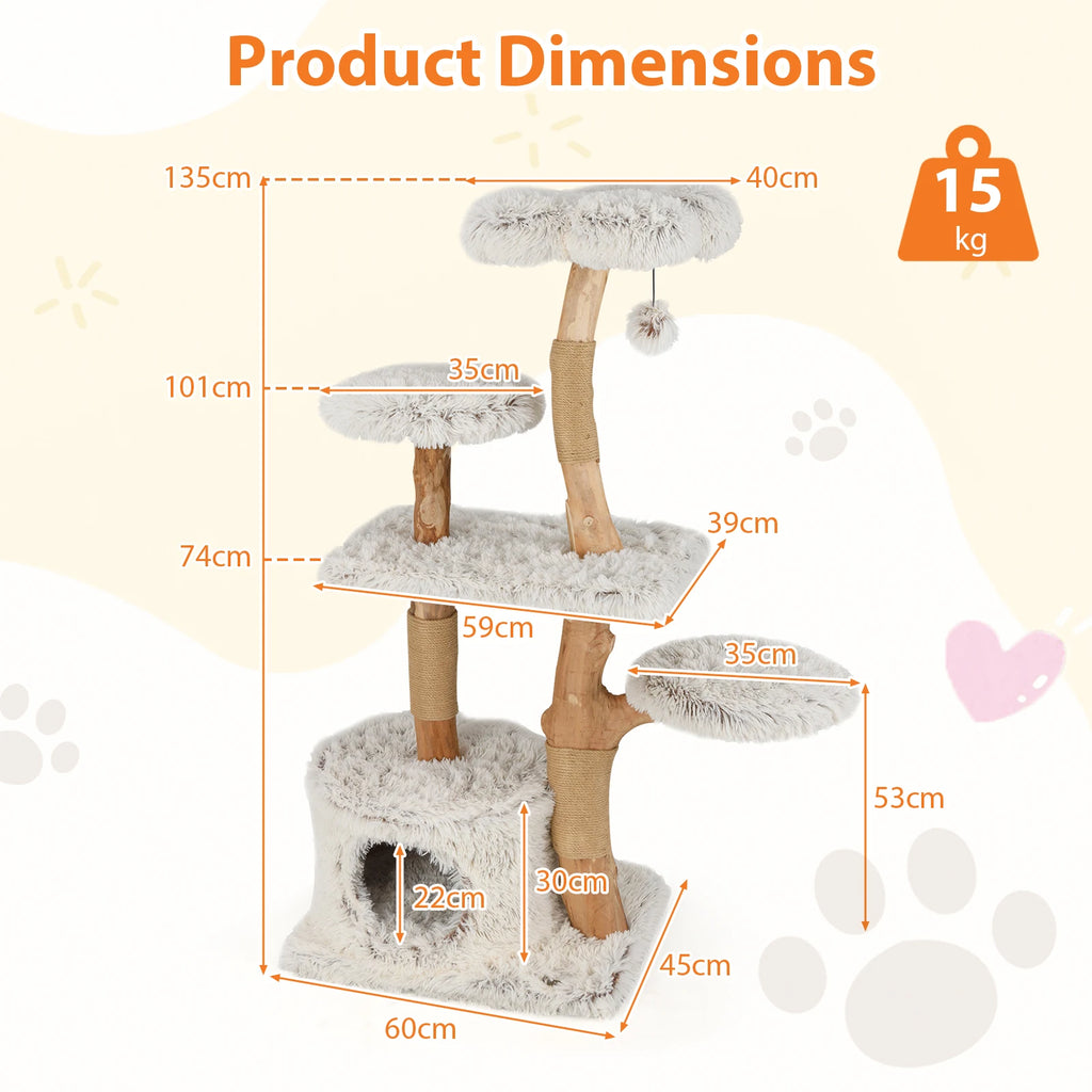 Arbre à chat design douceur - Bofélin - 8
