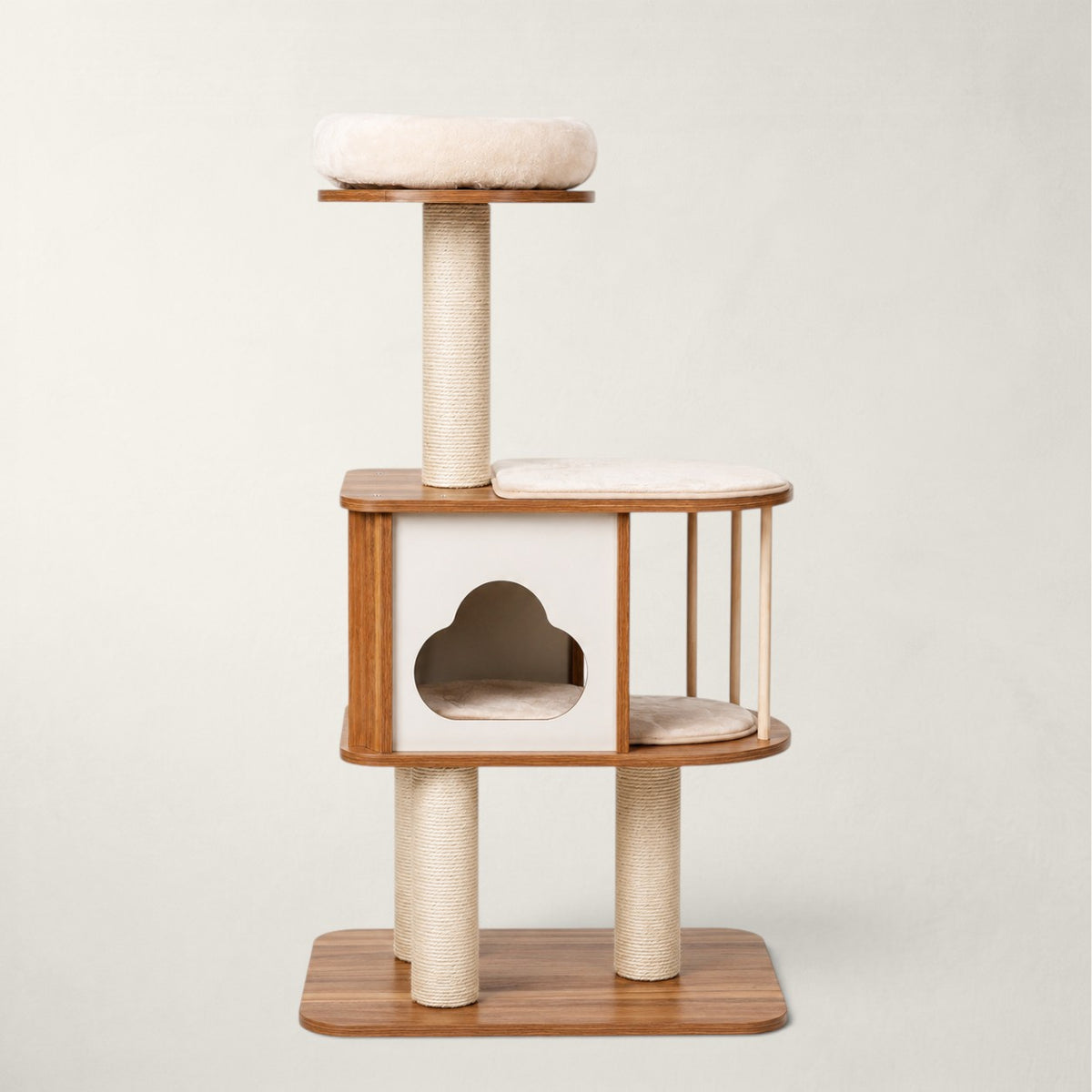 Arbre à chat design en bois - Bofélin