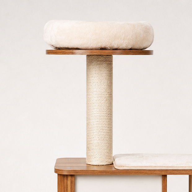 Arbre à chat design en bois - Bofélin - 3