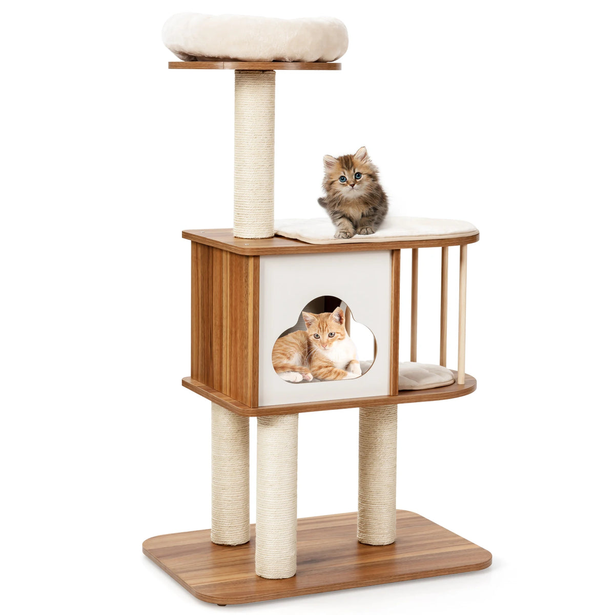 Arbre à chat design en bois