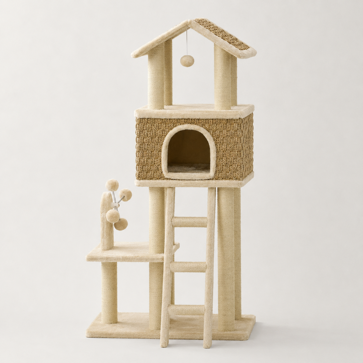 Arbre à chat design luxe scandinave - Bofélin Image