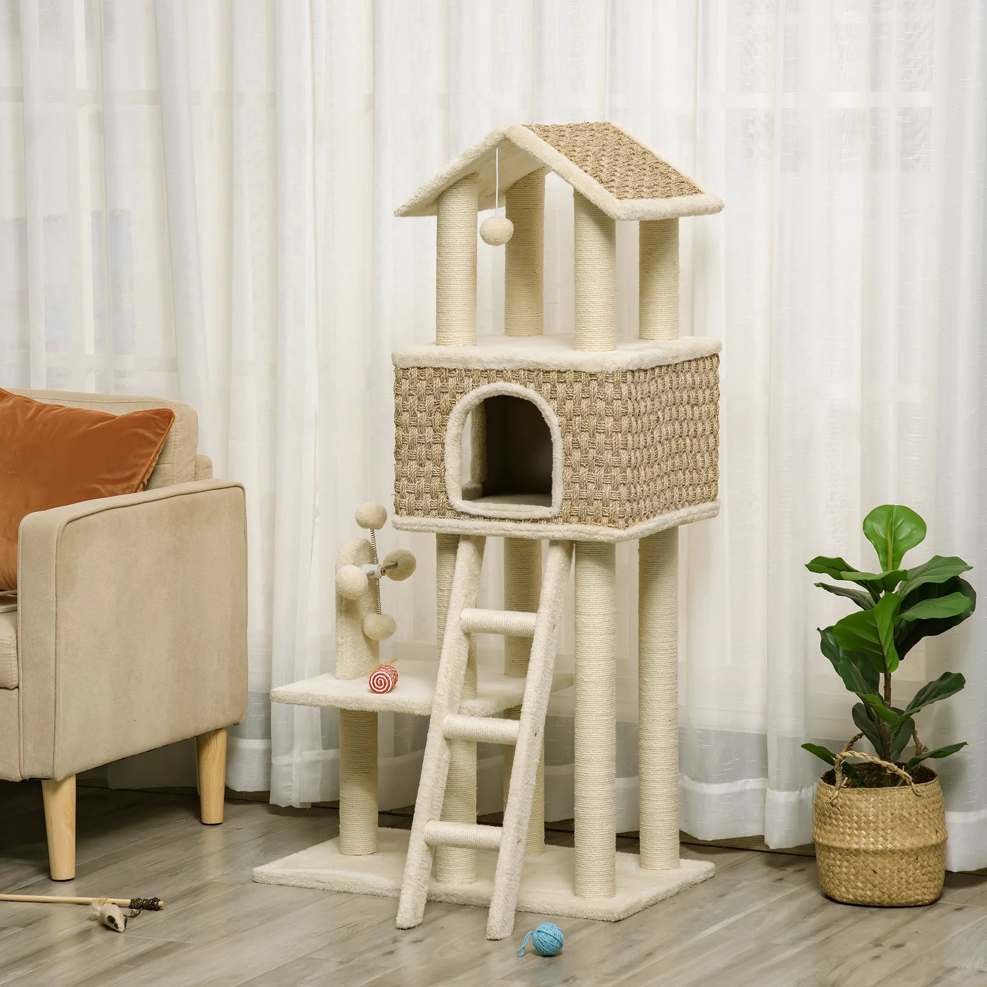 Arbre à chat design luxe scandinave - Bofélin - 5 Image