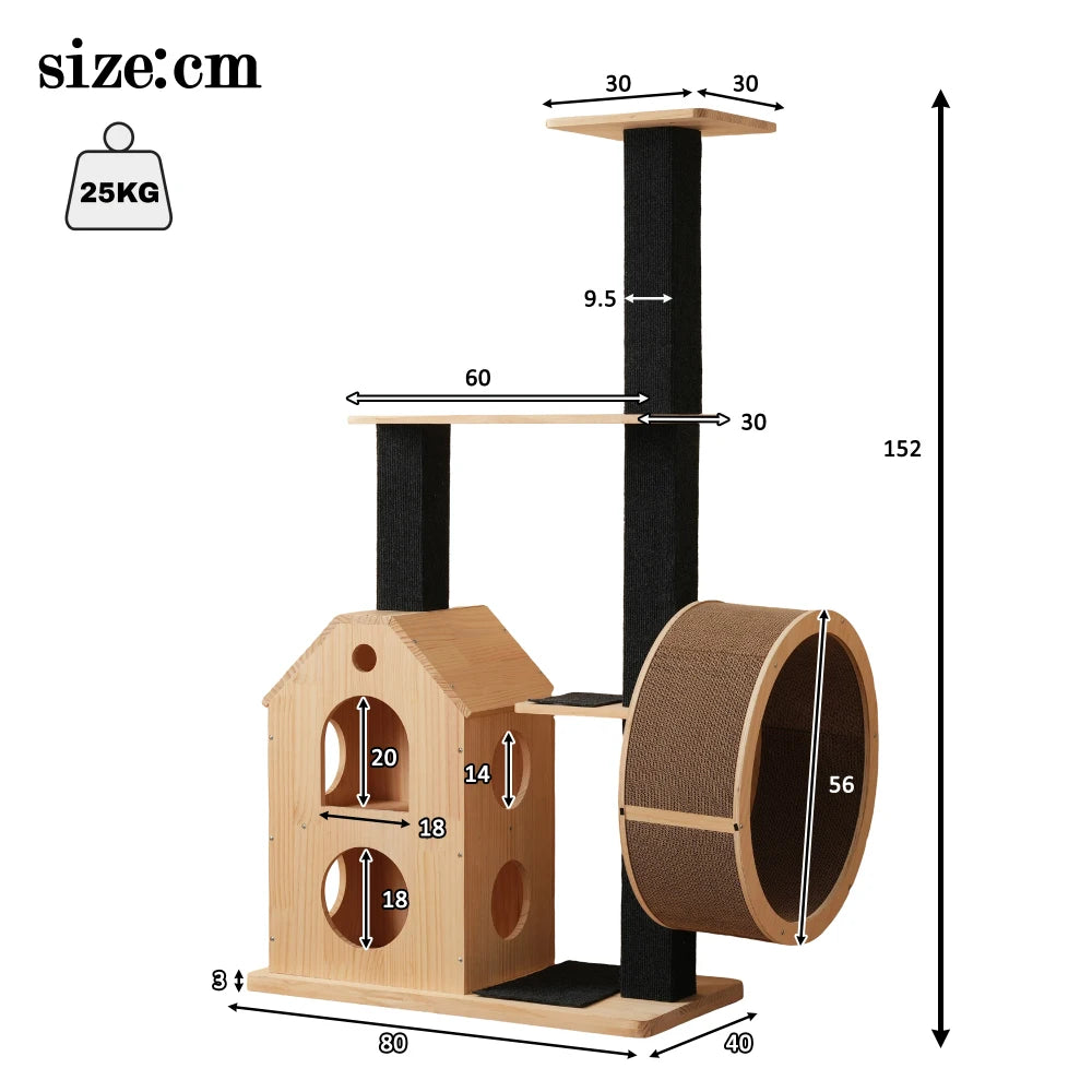 Arbre à chat design maison