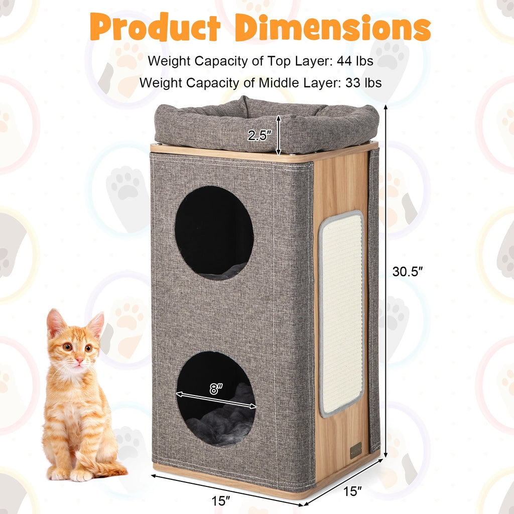 Arbre à chat design moderne - Bofélin - 9