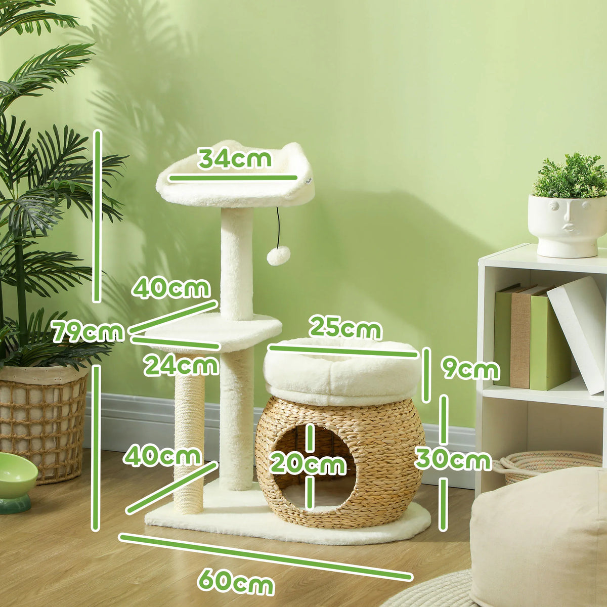 Arbre à chat design scandinave