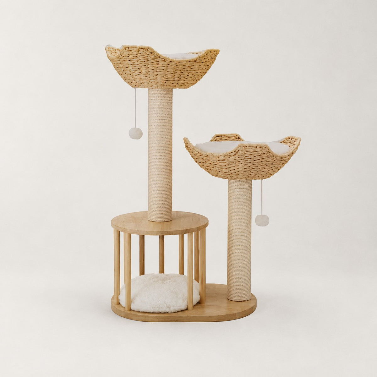 Arbre à chat en bois - Bofélin