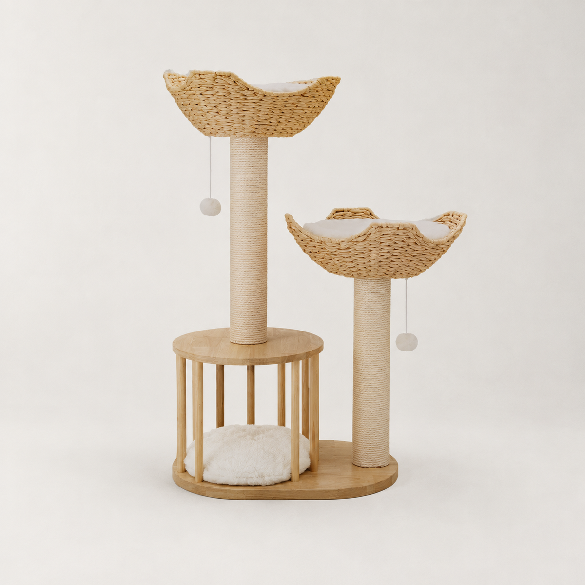 Arbre à chat en bois - Bofélin