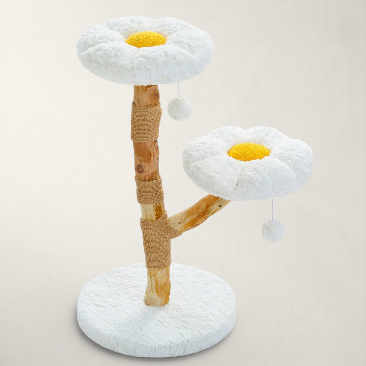 Arbre à chat en bois brut - Bofélin - 10