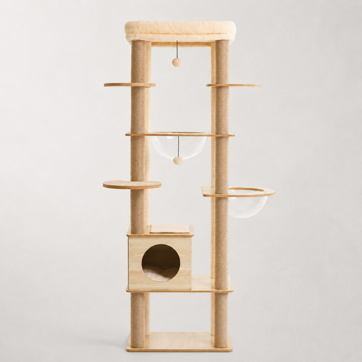 Arbre à chat en bois XXL - Bofélin