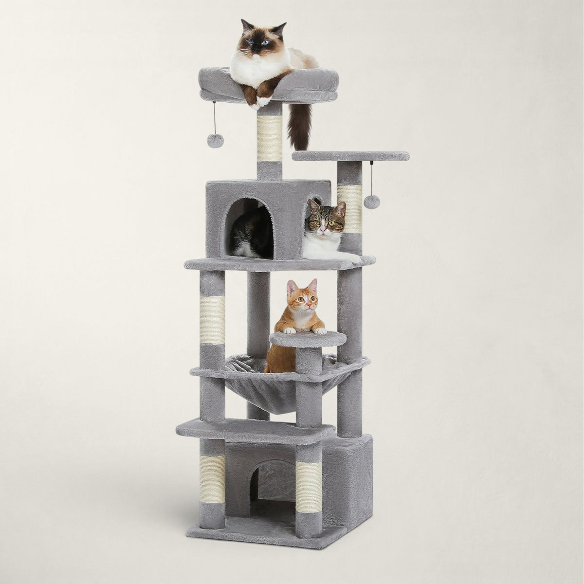 Arbre à chat grand 136cm - Bofélin - 12