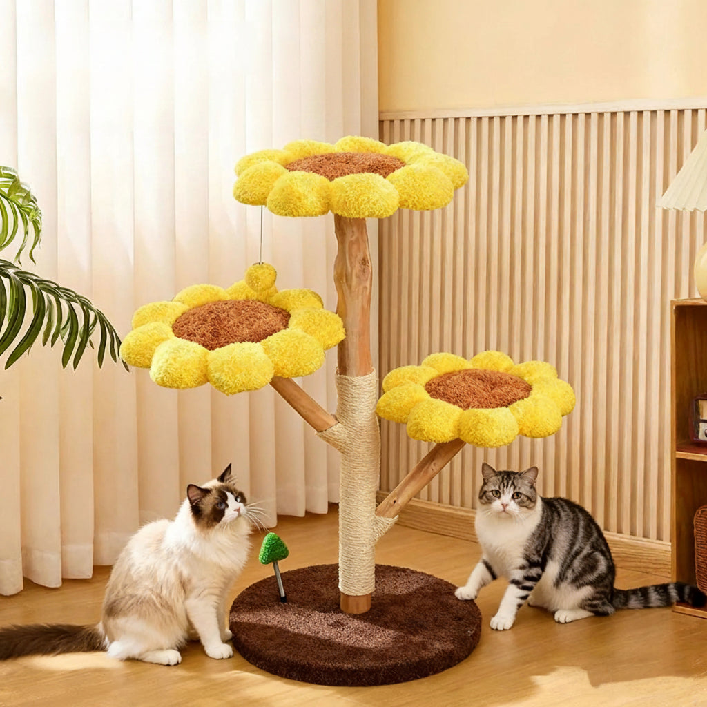 Arbre à chat original tournesol - Bofélin - 2 Image