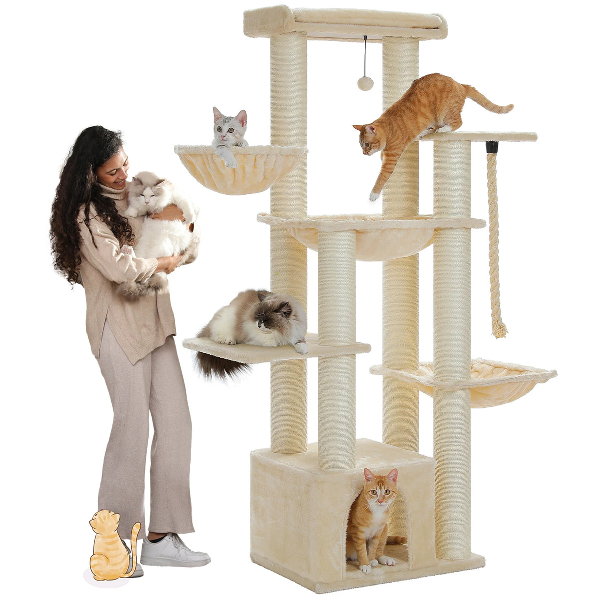 Arbre à chat pour maine coon