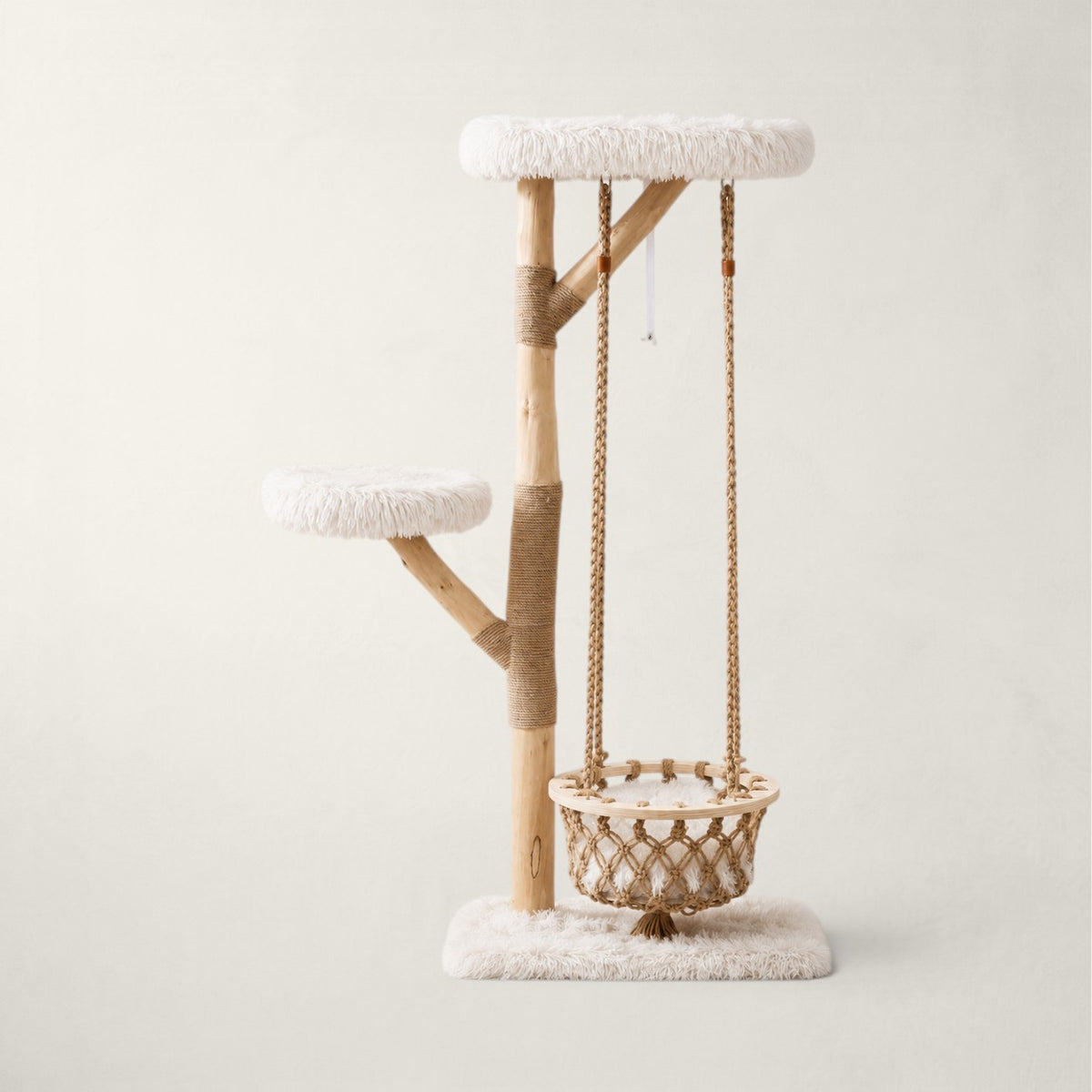 Arbre à chat scandinave avec balançoire - Bofélin