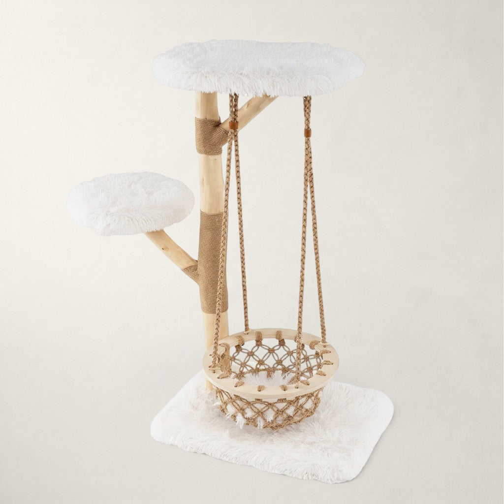 Arbre à chat scandinave avec balançoire - Bofélin - 5