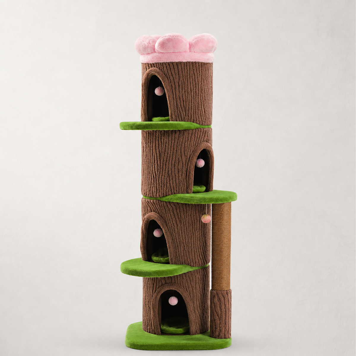 Arbre à chat tonneau XXL fleur - Bofélin