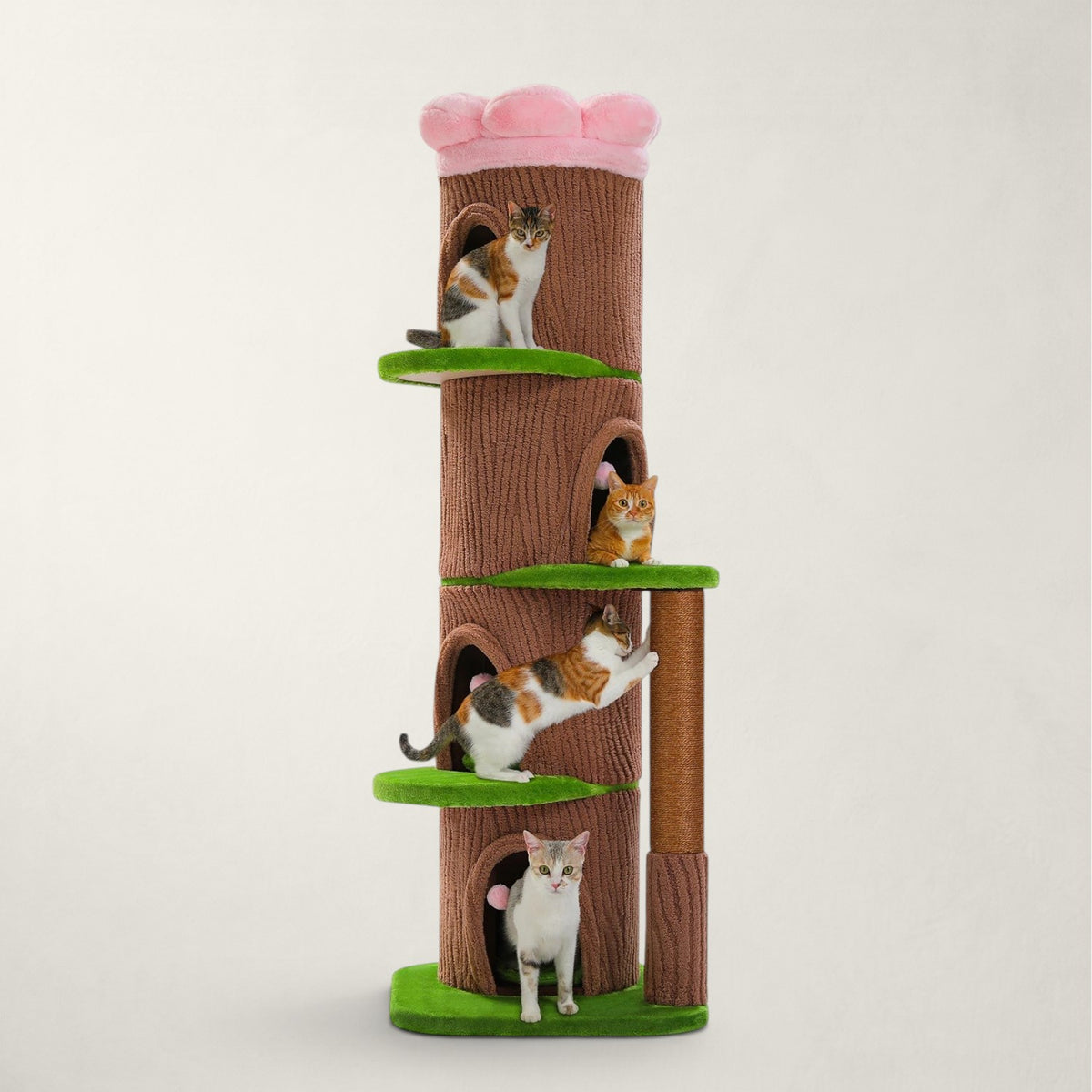 Arbre à chat tonneau XXL fleur - Bofélin - 3