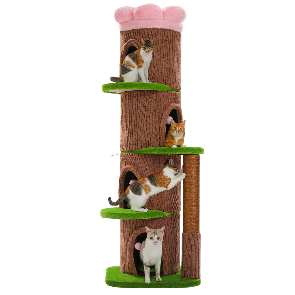 Arbre à chat tonneau XXL fleur - Bofélin - 3