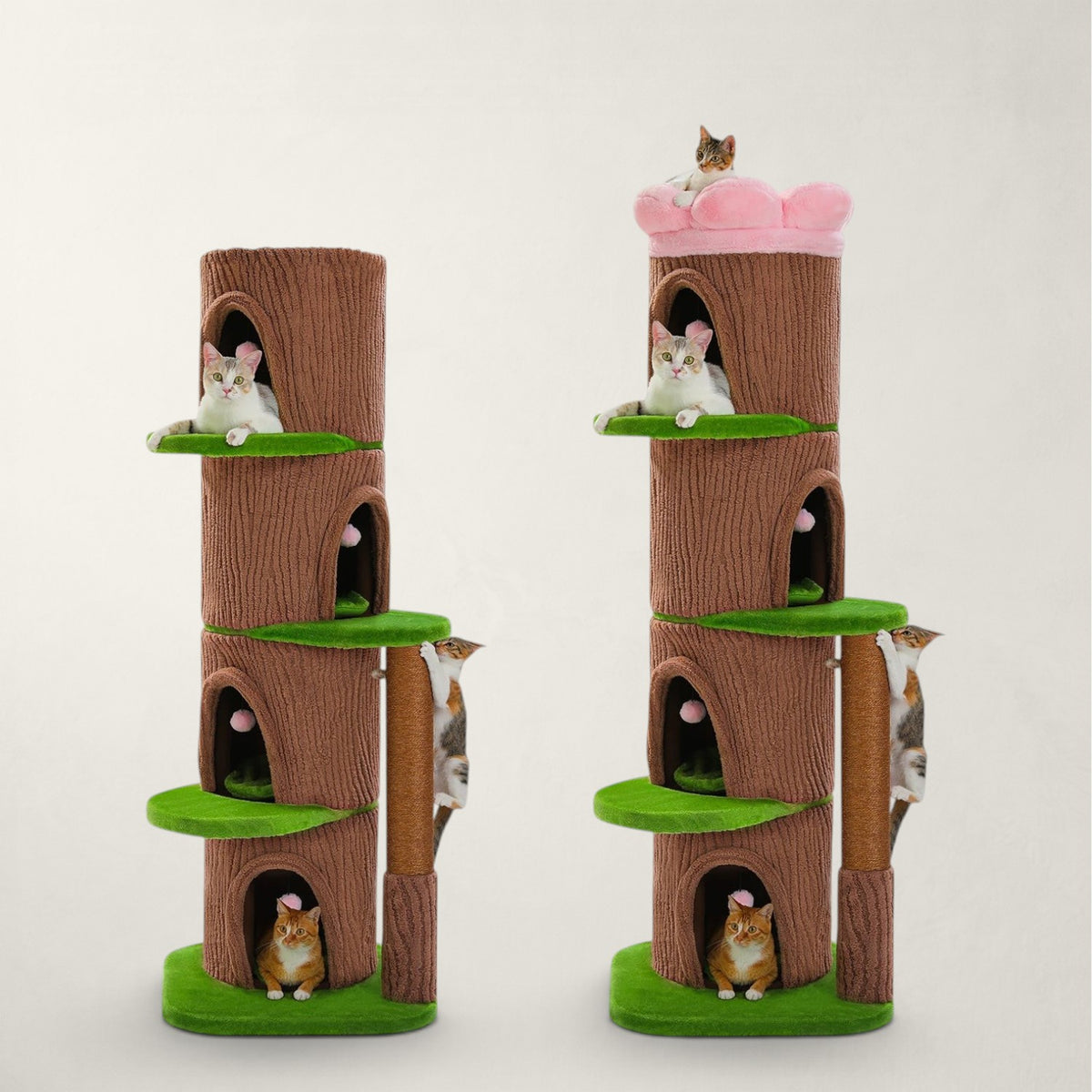 Arbre à chat tonneau XXL fleur - Bofélin - 9
