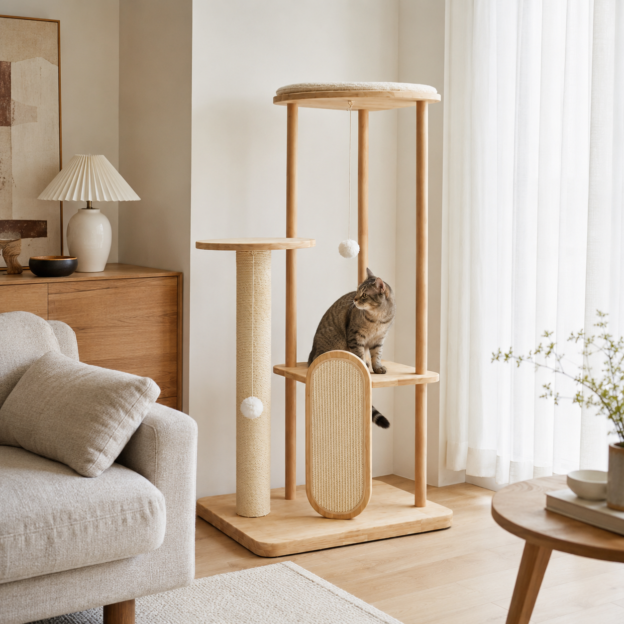 Arbre à chat design luxe - Bofélin - 2 Image