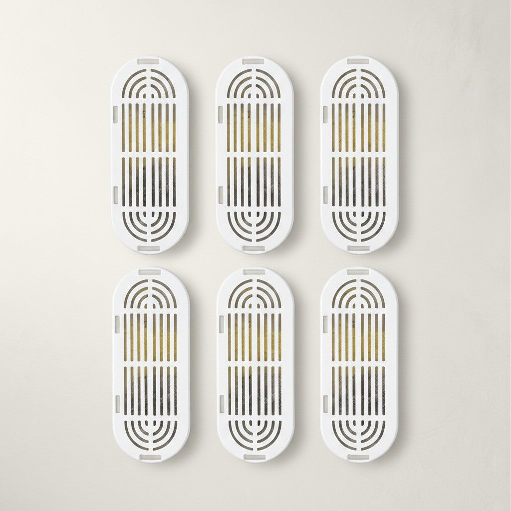 Pack de 6 cartouches filtrantes Bofélin en coton et charbon actif pour fontaine à eau pour chat Padoue