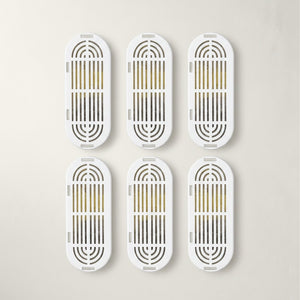Pack de 6 cartouches filtrantes Bofélin en coton et charbon actif pour fontaine à eau pour chat Padoue