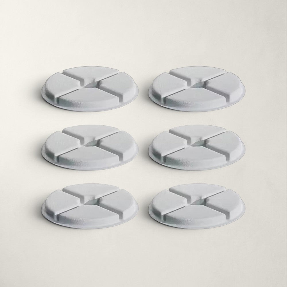 Lot de 6 filtres Bofélin en coton et charbon actif pour fontaine à eau en céramique pour chat