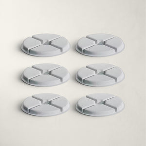 Lot de 6 filtres Bofélin en coton et charbon actif pour fontaine à eau en céramique pour chat