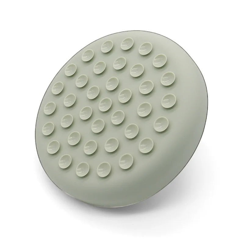Gamelle anti-glouton Bofélin en silicone vert sauge avec ventouses antidérapantes pour ralentir le repas du chat