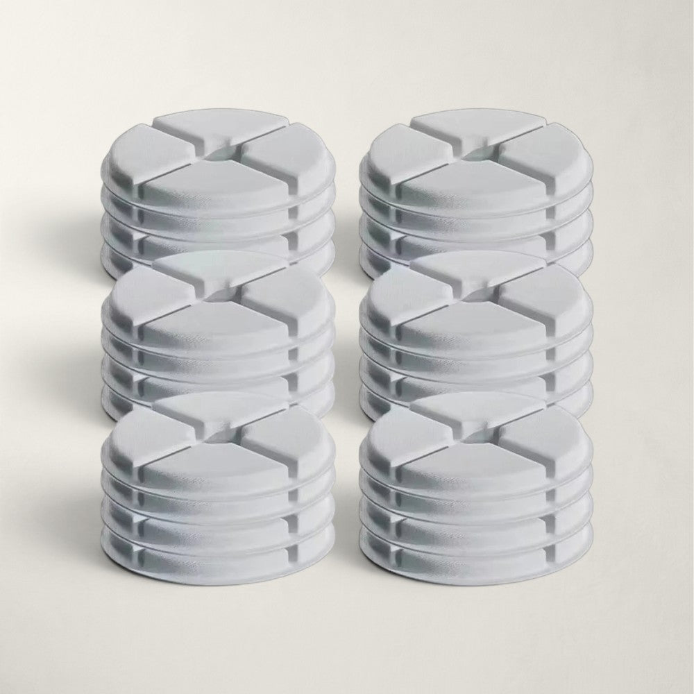 Lot de 24 cartouches filtrantes Bofélin en coton et charbon actif pour fontaine à eau en céramique pour chat