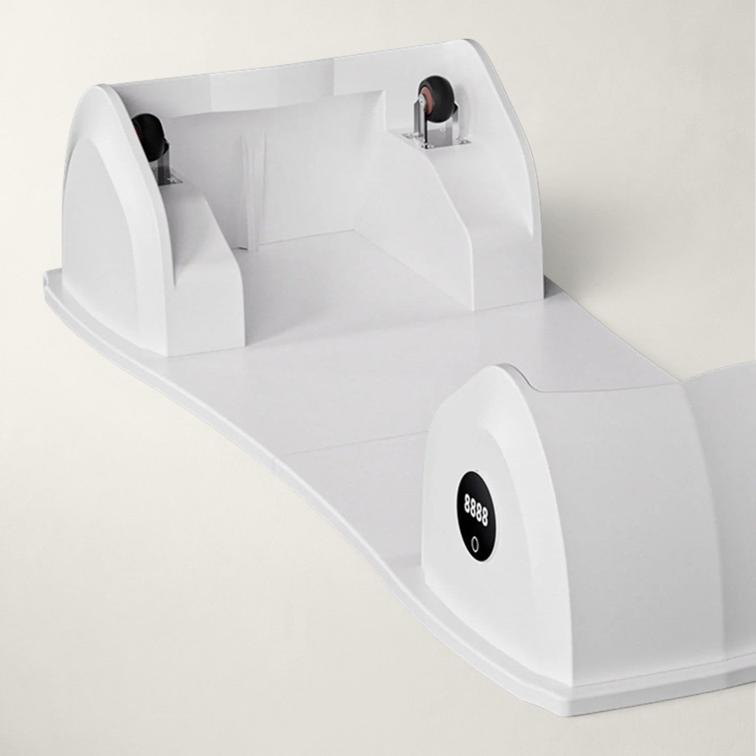 Roue d'exercice pour chat Bofélin noire avec tapis amovible, podomètre intégré et structure en ABS silencieuse Image
