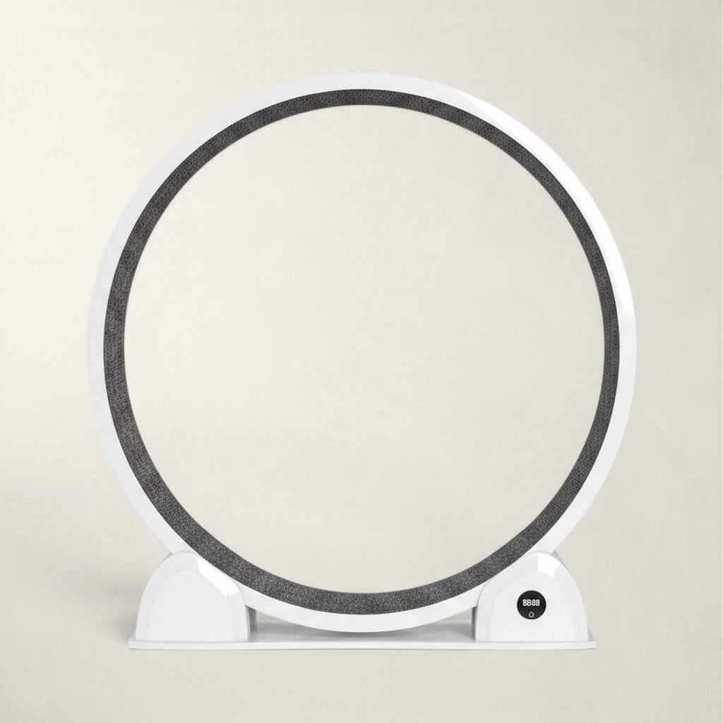 Roue d'exercice Bofélin pour chat avec tapis gris et podomètre intégré, design silencieux et stable