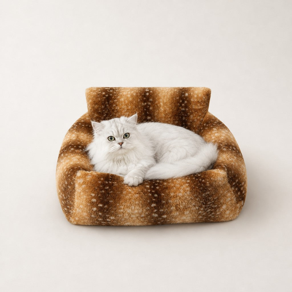 Canapé pour chat en fausse fourrure Monaco Bofélin 17