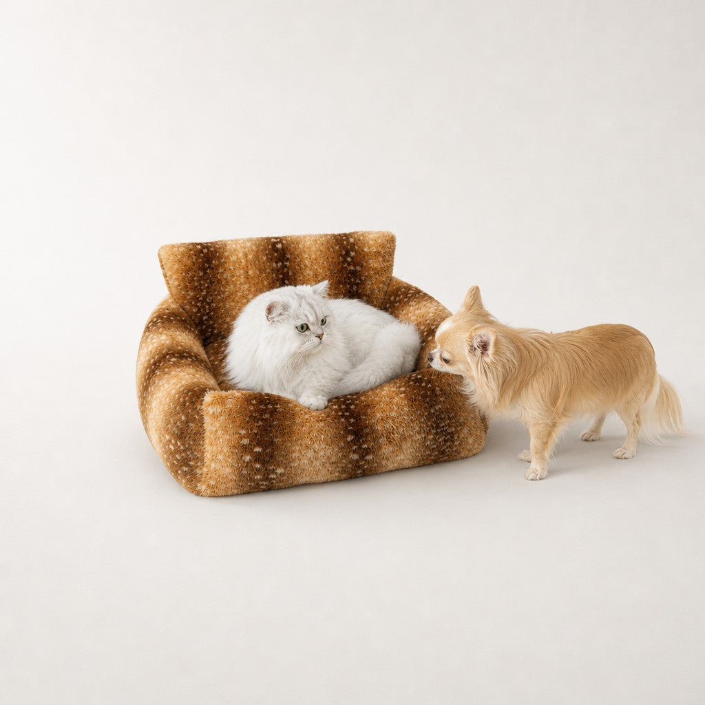 Canapé pour chat en fausse fourrure Monaco Bofélin 18