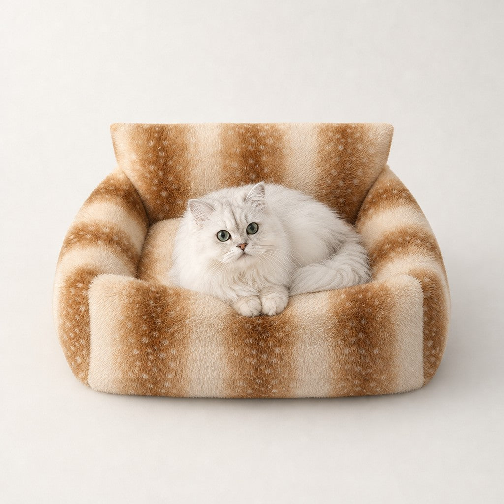Canapé pour chat en fausse fourrure Monaco Bofélin 7