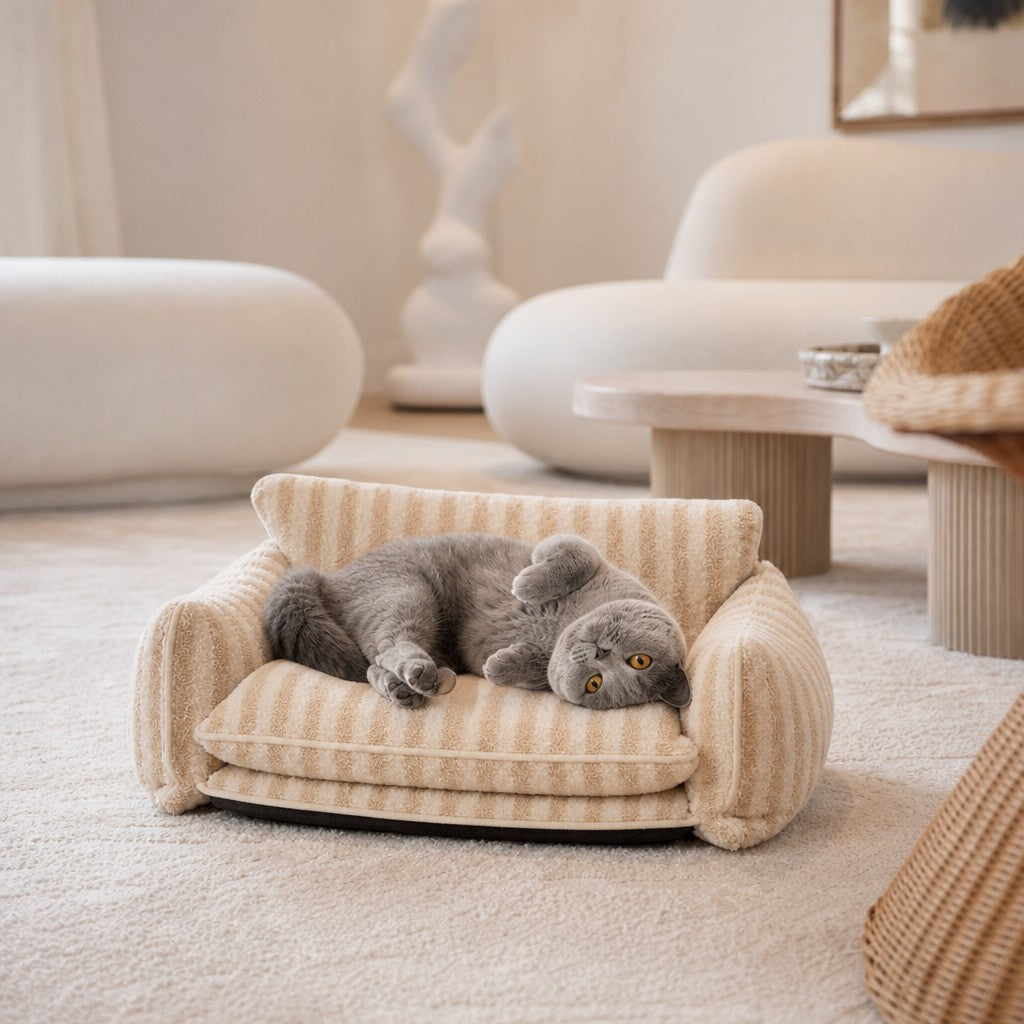Canapé pour chat rayé Biarritz Bofélin 21