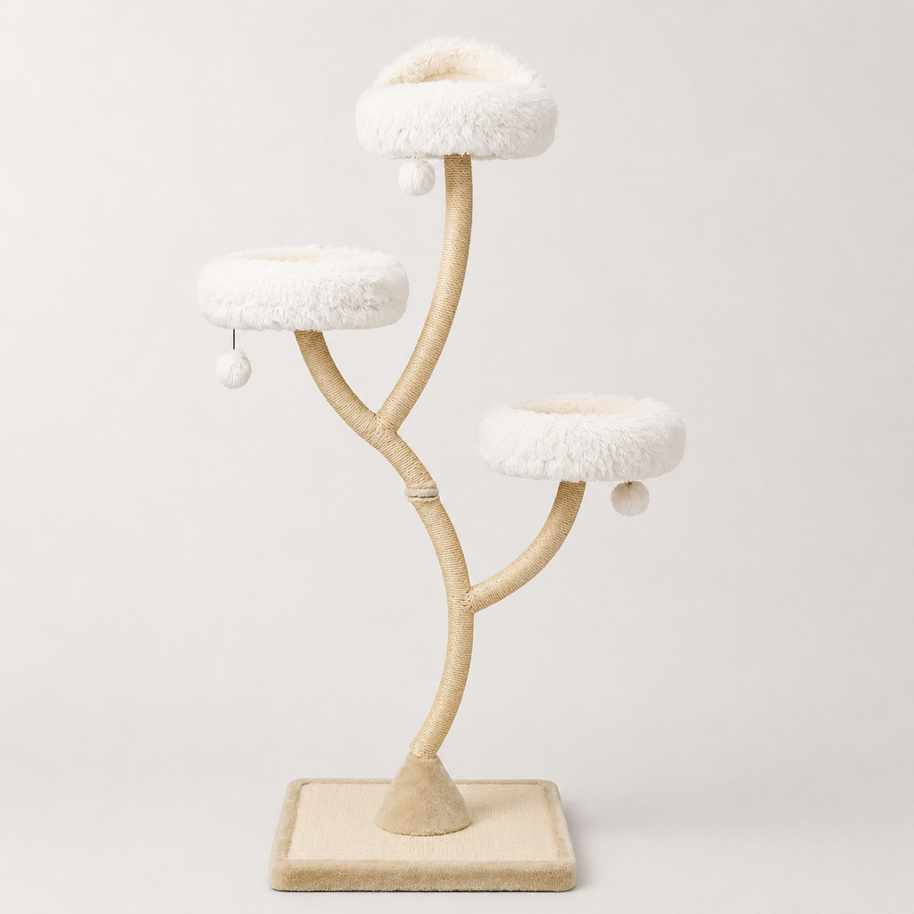 Grand arbre à chat scandinave design - Bofélin