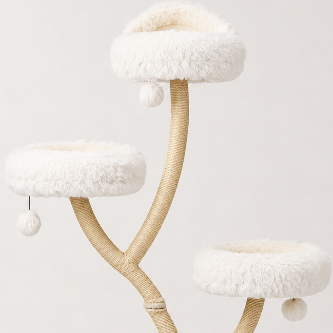 Grand arbre à chat scandinave design - Bofélin - 4