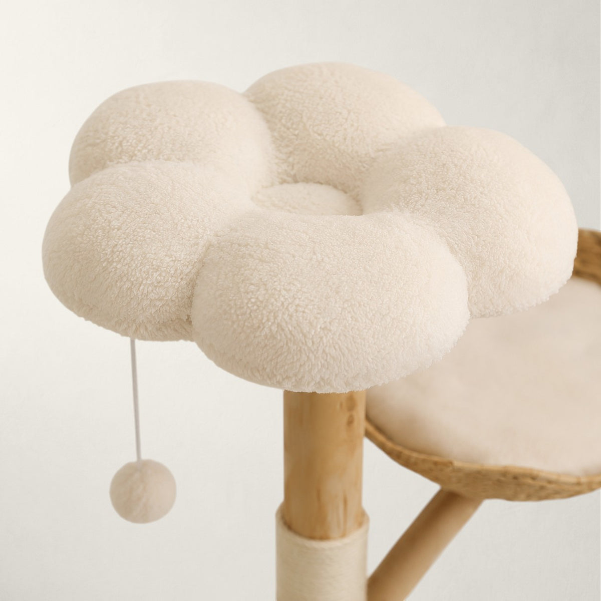 Arbre à chat en bois naturel luxe - Bofélin - 3